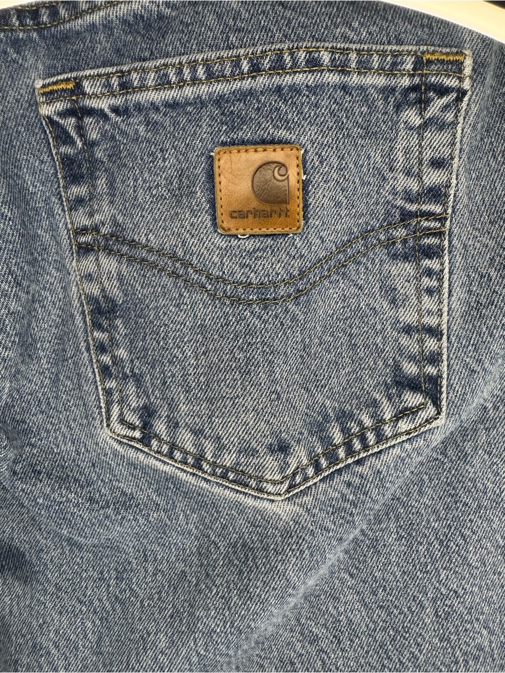 CARHARTT Relaxed Fit Denim Jeans 38X32 Rugged Flex Straight Leg 14806 - Picture 3 of 6